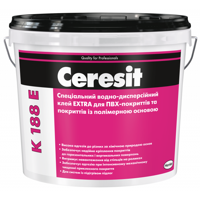 Спеціальний водно-дисперсійний клей Extra Ceresit K 188-E